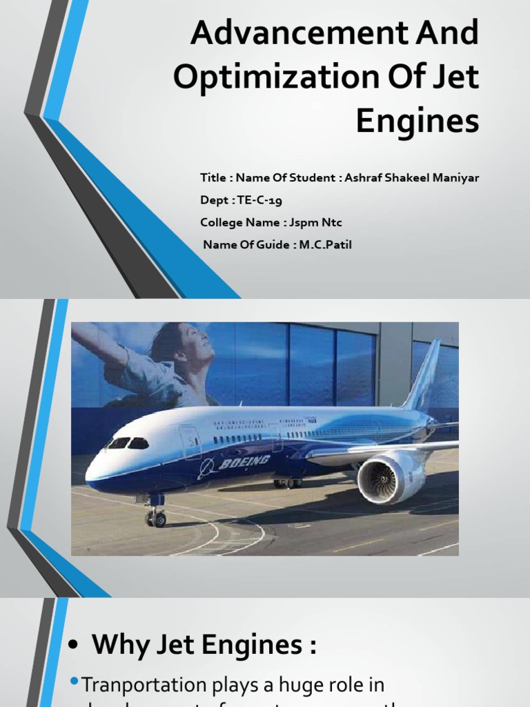 Jet Engine Advancements and Optimization | PDF | Jet Engine | Systems ...