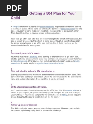 504 Plan for Your Child.docx