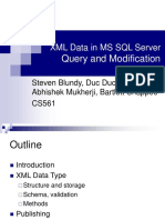 XML Data in MS SQL Server: Query and Modification
