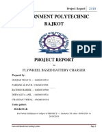 Flywheel-based battery charger literature review