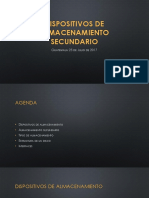 Dispositivos de Almacenamiento Secundario