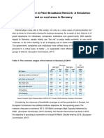 Co-Investment in Fiber Broadband Network: A Simulation Based On Rural Areas in Germany