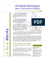 La Guia MetAs 05 03 Confirmacion Metrologica PDF