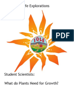 What Do Plants Need PDF