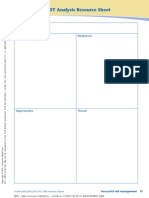 SWOT Analysis Resource Sheet: Goal