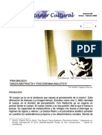 Pina Bausch Danza Abstracta y Psicodrama PDF