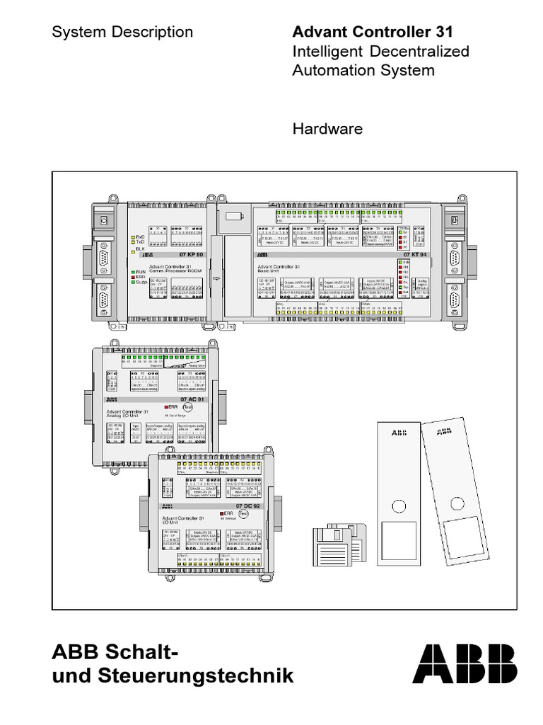 Advant Controller 31 System Overview | PDF | Insulator (Electricity ...