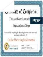 Certificate of Completion: This Certificate Is Awarded To