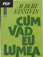 1478 - Cum Vad Eu Lumea - Albert Einstein