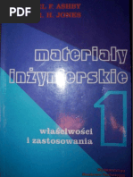 Ashby M. - Materiały Inżynierskie 1 Właściwości I Zastosowania PDF