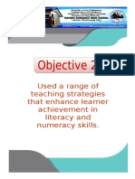 Used A Range of Teaching Strategies That Enhance Learner Achievement in Literacy and Numeracy Skills