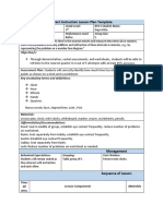 Direct Instruction Lesson Plan Template: Objective/s