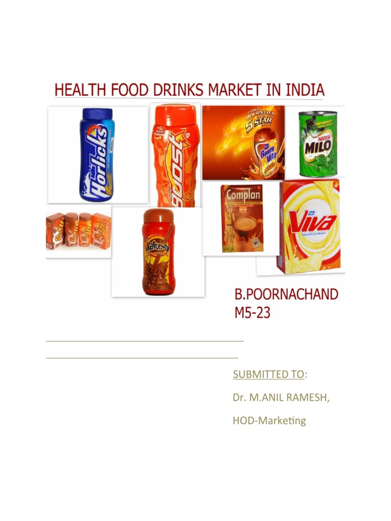 Health Food Drinks in India PDF Glaxo Smith Kline Heinz