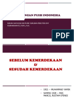 Perkembangan Puisi Indonesia
