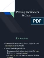 passing parameters