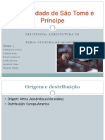 Universidade de São Tomé e Príncipe: Disciplina: Agricultura Iii Tema: Cultura de Algogão