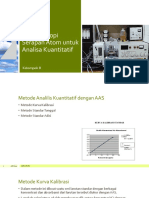Aplikasi Spektroskopi Serapan Atom Untuk Analisa Kuantitatif