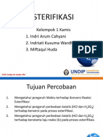 Seminar Esterifikasi 1 Kamis