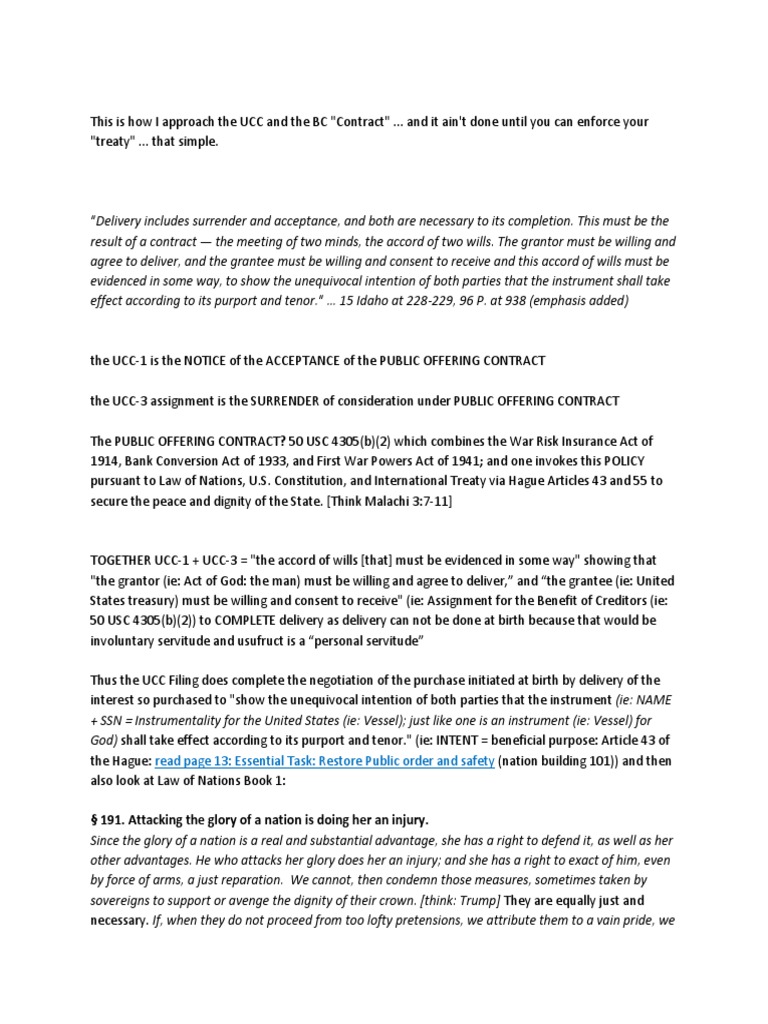 Simple Treaty of Peace United States Constitution Treaty