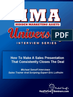 10-HMAT Eric Lofholm On Sales Scripting PDF