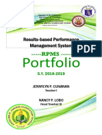 RPMS Portfolio Cover