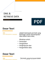 DML Dan Retrieve Data