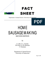 Home Sausage Making - University of Connecticut