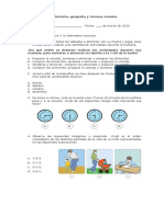 Prueba de Diagnostico Tercero Basico Historia