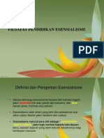 Filsafat Pendidikan Esensialisme