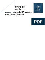 Plan Control Calidad Supervision Proyecto PDF