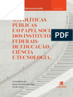 As Políticas Públicas e o Papel Social Dos Institutos Federais de Educação, Ciência e Tecnologia PDF