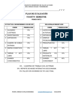 Fichas de Evaluacion Cuarto