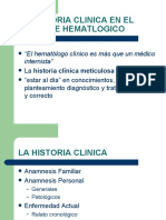 Historia Clinica Hematologica