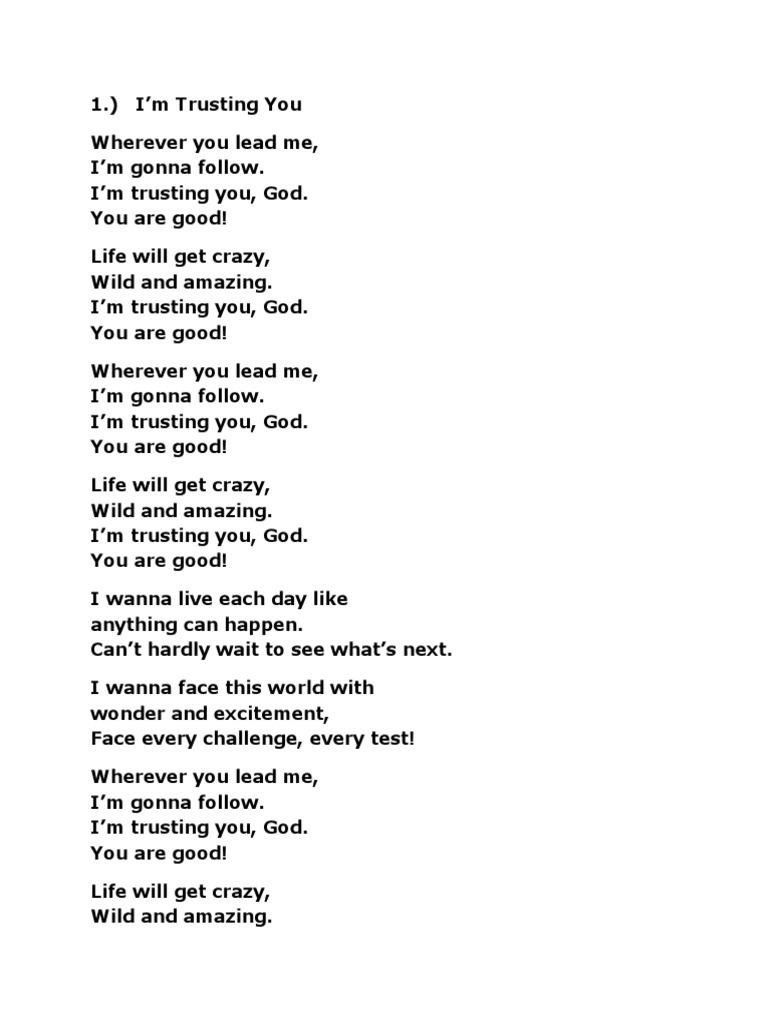 Dvbs Lyrics