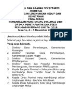 Sambutan Dan Arahan Sekretaris Jenderal - Rakor Monev DBH DR Dan RK Dak Fisik Ta 2019 - Final