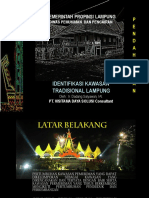 Identifikasi Kawasan Tradisional Lampung PDF