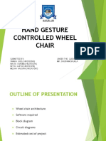 Hand Gesture Controlled Wheel Chair