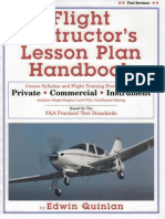 Flight Instructors Lesson Plan Handbook Edwin Quinlan