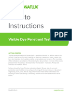 How To Do Visible Dye Penetrant Testing