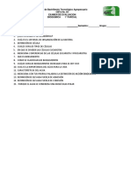 Examen Bioquimica 1° Parcial