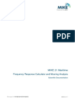 Frequency Response Calculator and Mooring Analysis: MIKE 21 Maritime