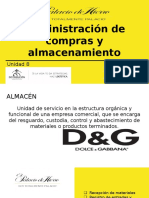 Administración de Compras y Almacenamiento