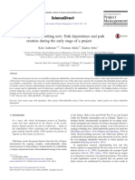 Something Old, Something New: Path Dependence and Path Creation During The Early Stage of A Project