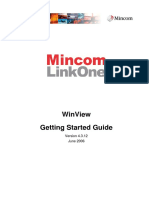 Mincom LinkOne WinView Getting Started Guide PDF