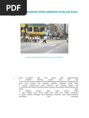 Langkah Langkah Keselamatan Di Jalan Raya Pdf