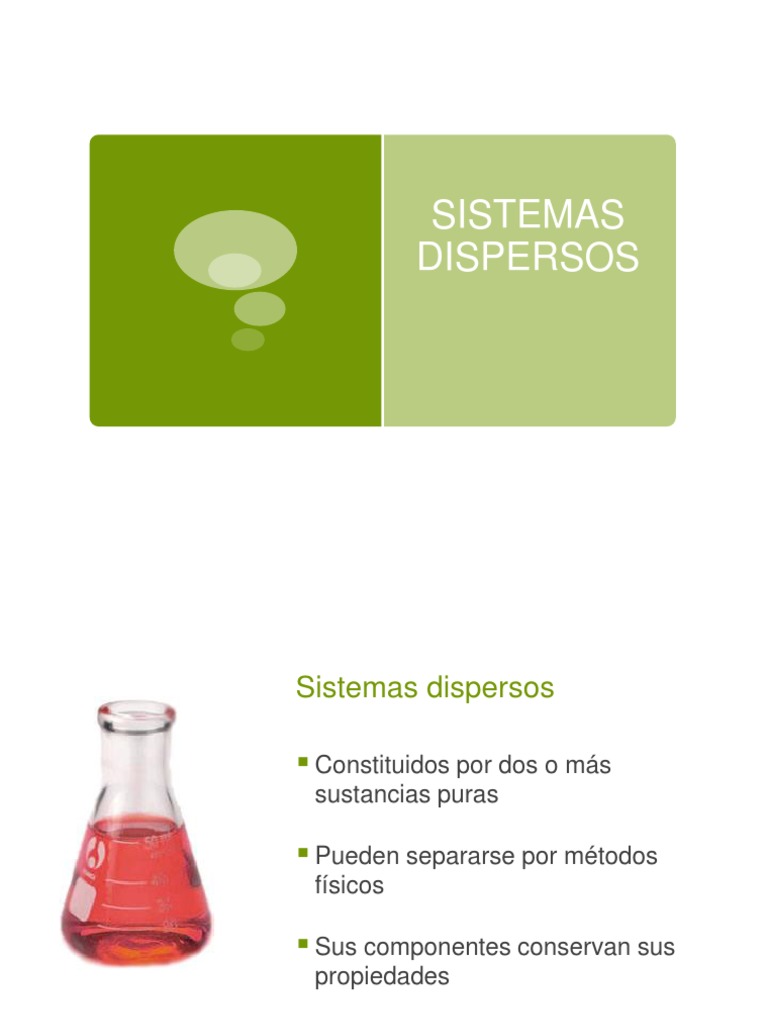 Sistemas Dispersos | PDF | Coloide | Suspensión (Química)