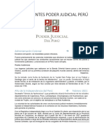 Antecedentes Poder Judicial Perú
