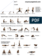 Standing Postures (5 Breaths Each)