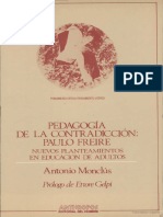 Pedagogía de La Contradicción PDF