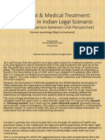 Consent & Medical Treatment: Analysis in Indian Legal Scenario